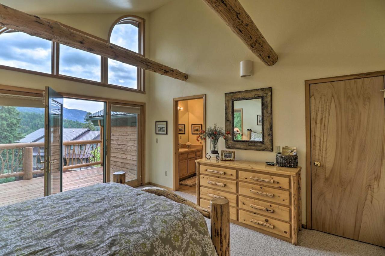 Rustic Home On Whitefish Mountain, Near Ski Run! 외부 사진