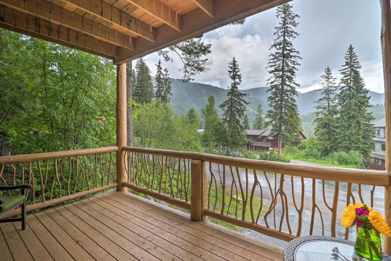 Rustic Home On Whitefish Mountain, Near Ski Run! 외부 사진