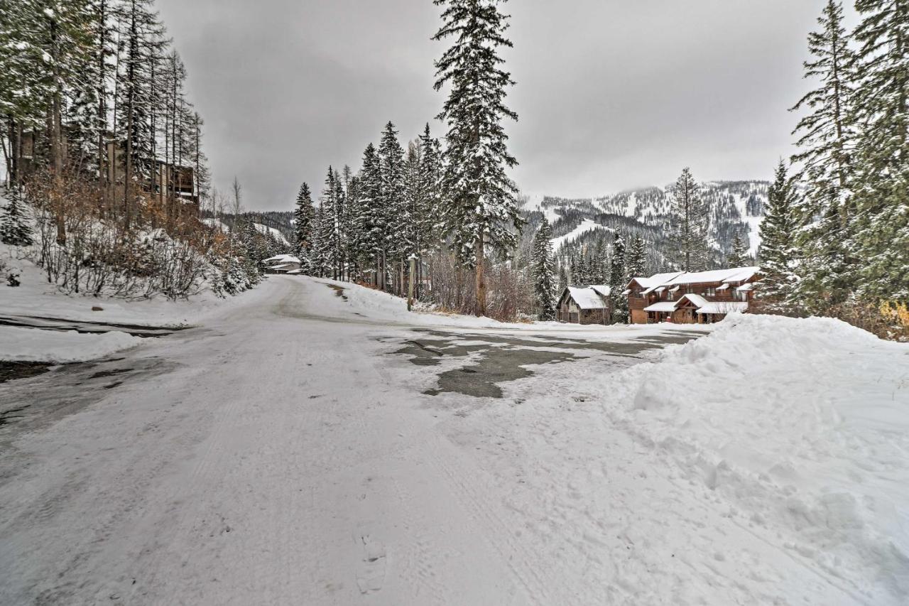 Rustic Home On Whitefish Mountain, Near Ski Run! 외부 사진